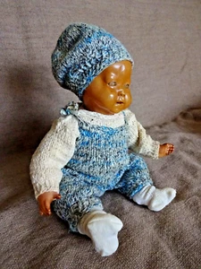 alte französische Puppe Zelluloid France 30 Adler-Kopf, Celluloid 30 cm groß - Bild 1 von 13