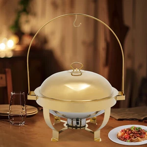 7.26QT Chafing Dish Buffet Set Alcohol-fueled Food Warmer Banquets Catering USA - Picture 1 of 13