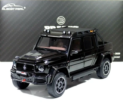 Mercedes-Benz Brabus G800 Xlp 4x4 Avventura 2020 Pick-Up Nero 1:18 Almost-Real - Immagine 1 di 4