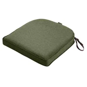 Montlake Heather Fern Green 20 in. W x 20 in. D x 2 in. Thick Rounded Back Squar - Picture 1 of 7