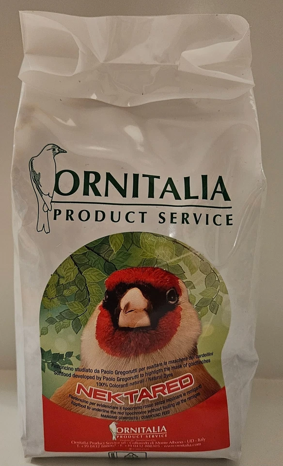 Ornitalia Nektared 1kg Aufzuchtfutter für Stieglitze Gimpel natürliche Färbung - Bild 1 von 1