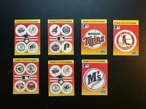 1981 Fleer Baseball Team LOGO Stickers  Lot of (7)    O O - Picture 1 of 3