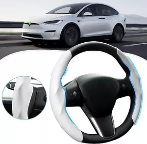For Tesla Model 3 Y 2017-2025 Steering Wheel Cover Wrap Protector Accessories - Picture 1 of 22