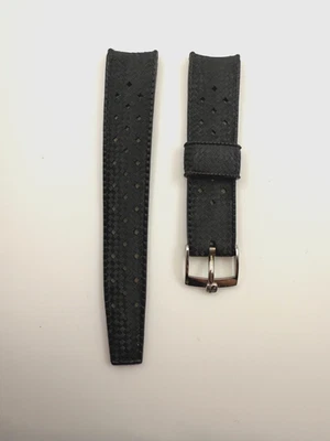 Genuine Vintage Swiss Tropic Sport Dive Watch Band 19 mm Ulysse Nardin Buckle - Photo 1/4