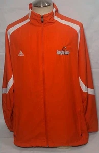 Adidas Bowling Green Football Team Issue #64 Orange Full Zip Jacket Sz 2XL Used - Picture 1 of 18