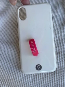 iPhone XR Case Loopy White Pink - Photo 1 sur 2