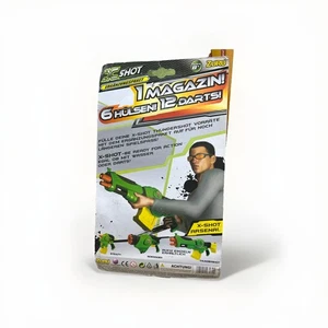 X-Shot Ergänzungspaket Magazin + 6 Hülsen + 12 Darts – NEU & OVP - Bild 1 von 3
