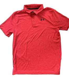 Camisa estilo polo UNDER ARMOUR para niño HEAT GEAR roja calce suelto talla YXL - Imagen 1 de 8