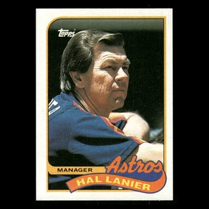 Tarjeta de béisbol Hal Lanier #164 1989 Topps Houston Astros MLB - Imagen 1 de 3