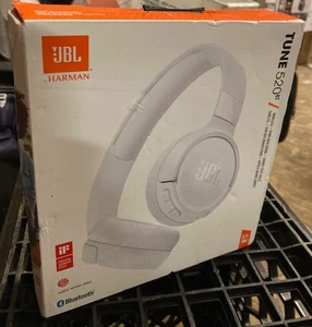 Écouteurs intra-auriculaires sans fil Bluetooth JBL Tune 520BT - Blanc - NEUF DANS SA BOÎTE - Photo 1/1