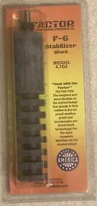 Hunting Archery X Factor Outdoor Products F-6 Stabilizer Black 6 inch 4.7oz - Picture 1 of 2