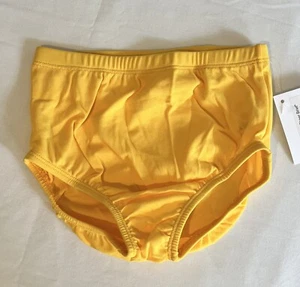 Body Wrappers Cheer Athletic Briefs, Gold, Child Size M (7-10), New - Picture 1 of 2