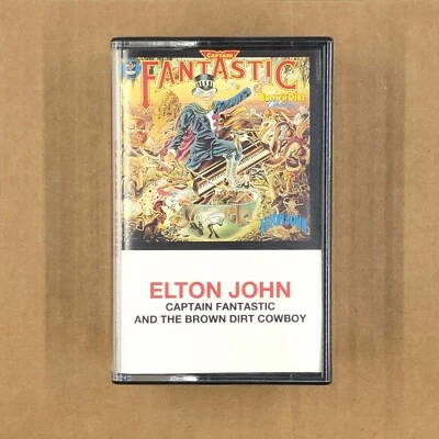 ELTON JOHN Cassette Tape Rock Pop CAPTAIN FANTASTIC REISSUE REMASTERED - Image 1 of 4