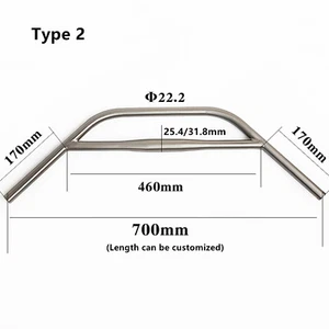 Titanium MTB Bike Rest Handlebar For Touring Gravel Bicycle Bar - Picture 1 of 13