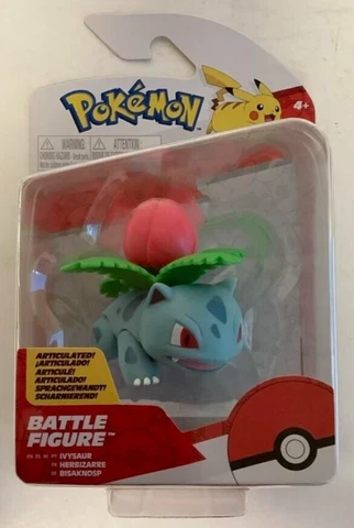 NEW Jazwares 97887 Pokemon 3-Inch IVYSAUR Articulated Battle Action Figure Cover