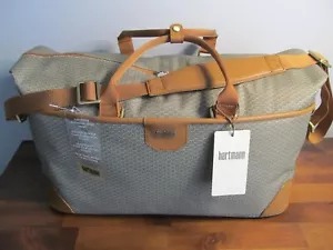 Hartmann Gepäck hellbraun/Sattelleder Akzente, große Wochenend-Handgepäck-Reisetasche, neu mit Etikett - Bild 1 von 14