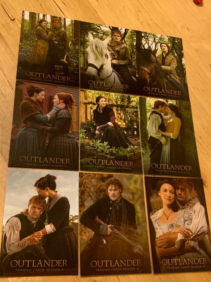 Outlander Season 4 Set of 9 Promo Cards P1, P2, P3, P4, P5, P6, P7, P8, P9 - Image 1 of 1