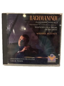 Mikhail Pletnev - Rachmaninov Piano Concerto No. 1 Rhapsody Theme Paganini CD - Picture 1 of 2
