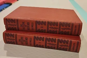 The Outline of History H.G. Wells Garden City Books Volumes I & II Revised 1956 - Imagen 1 de 18