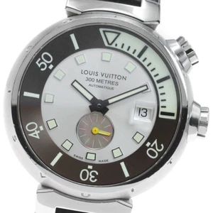 LOUIS VUITTON Tambour Diving Q103M Date Silver Dial Automatic Men's Watch_849386 - Picture 1 of 6