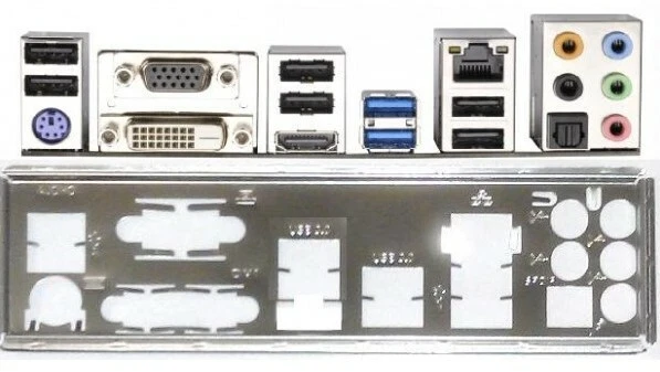 Asrock H77M - Blende - Slotblech - IO Shield - Bild 1 von 1