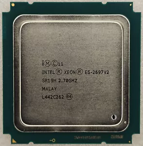 Intel Xeon E5-2697 v2 2.7GHz 30M 12-Core LGA2011 CPU Processor SR19H - Picture 1 of 6