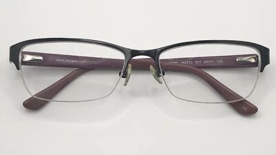 Armações de óculos Anna Sui AS210 sem aro 54-17-135 bom estado usado - Imagem 1 de 4