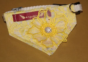 0240_Angeldog_Hundekleidung_Hundehalstuch_Hundehalsband mit Tuch_chihuahua_Xs - Bild 1 von 2