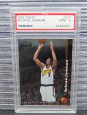 1998-99 Topps Finest Antawn Jamison Rookie RC #229 PSA 9 Warriors (67)
