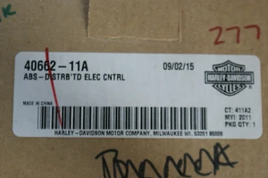 Genuine HARLEY-DAVIDSON ABS- Distrb'td elec cntrl 40662-11 - Picture 1 of 1