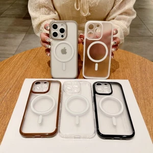 Case For Apple iPhone 16 15 14 Pro Max Plus Shockproof Magnetic Silicone Cover - Picture 1 of 20