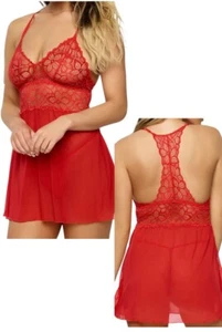 Jezebel RENEE Red Lace Set NWOT Sz L - Picture 1 of 10