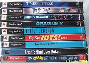 PlayStation 2  two (PS2) Game Lot - Pick and Choose - Some Very Rare Titles!!