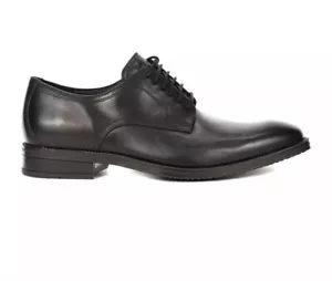 Oxford Cole Haan uomo Modern Essentials pelle nera punta liscia taglia 9,5 - Foto 1 di 10