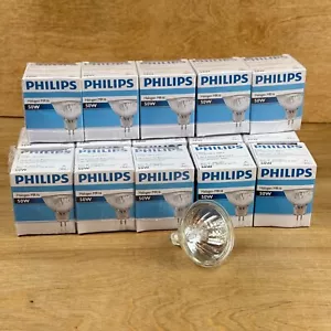 Lot of 15 NOS 3-Philips MR16 Bulbs 12V 50W GU5.3 Base Indoor Flood - Picture 1 of 11