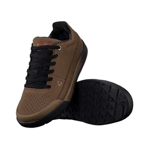 LEATT FLAT 2.0 FLAT SOLED MTB SHOES - US9 UK8.5 EU43 27CM - LOAM - Picture 1 of 4