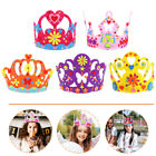  5 Bags Non-woven DIY Crown Child Baby Bonnets for Kids Crowns Tiara