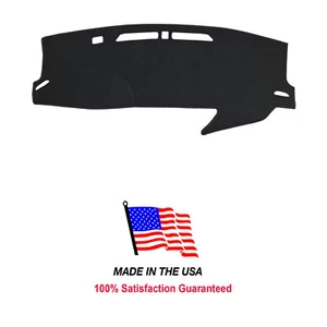 Black Carpet Dash Cover Compatible w/ 2018-24 Buick Enclave W/ Collision Warning - Picture 1 of 11