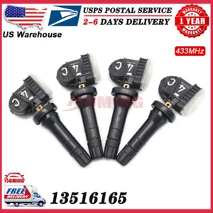13516165 TPMS FOR GM CHEVY GMC CADILLAC BUICK TIRE PRESSURE SENSORS Set of (4) - Picture 1 of 12