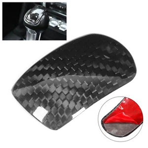 Carbon Fiber Car Gear Shift Knob Cover Trim Decoration For  2014-2018･ - Foto 1 di 11