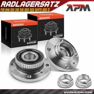 2x Radnabe Radlagersatz Vorderachse mit ABS-Sensor für BMW E30 316i 318i 320i Z1 - Bild 1 von 8