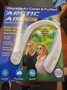 Arctic Air Freedom Tragbarer Persönlicher Luftkühler 3 Geschwindigkeiten Nackenventilator Freisprecheinrichtung Neu - Bild 1 von 7