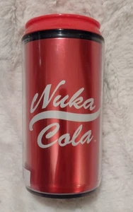 Lata de viaje Fallout Nuka Cola nueva sin etiquetas roja novedad - Imagen 1 de 4