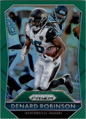 2015 Panini Prizm Prizms Green #178 Denard Robinson - FB - Image 1 of 2