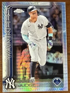 AARON JUDGE 2025 TOPPS CHROME PRISM REFRACTOR BUYBACK CARD #99 READ DES - Picture 1 of 12