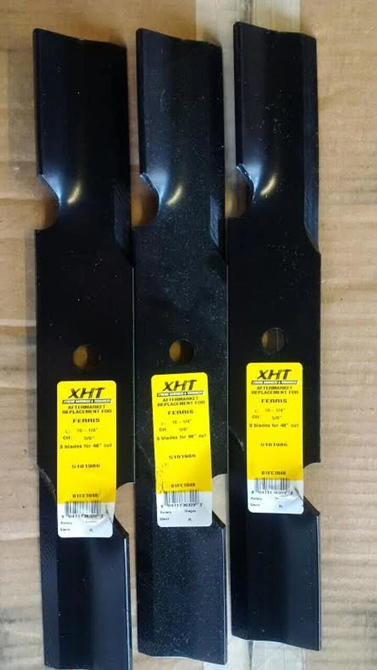 Juego de 3 cuchillas cortacésped Ferris 5101986 para corte de 48" Foto 1 de 1