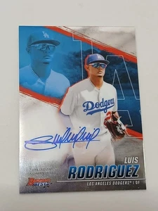 Luis Rodriguez Los Angeles Dodgers 2021 Bowman's Best Certified Autograph Card  - Foto 1 di 2