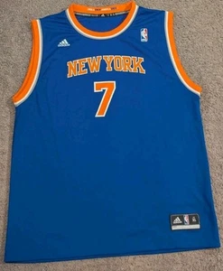 2012 Adidas New York Knicks Carmelo Anthony #7 Blue Jersey Youth XL 18/20 - Picture 1 of 5
