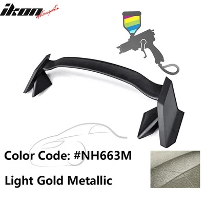 Alerón de maletero tipo R dorado claro metálico para sedán Civic 8va generación 06-11 #NH663M Foto 1 de 3