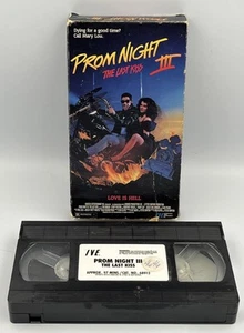 Prom Night III 3 VHS Der letzte Kuss selten Horror Gruselfilm Kultfilm ungetestet - Bild 1 von 9